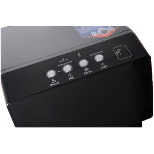 midea-js1844-bezbutlowy-dystrybutor-wody-filtrowanej-zimna-goraca-wolnostojacy-bezdotykowy-bezbutli-pl-panel-sterujacy midea js1844, bezbutlowy dystrybutor wody filtrowanej, zimna, gorąca, wolnostojący, bezdotykowe wydawanie wody, czujnik, panel sterujący