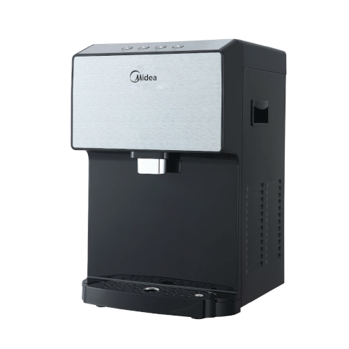 midea-js1844-szary-nablatowy-bezbutlowy-dystrybutor-wody-zimna-chlodna-goraca-gazowana midea js1844, szary, nablatowy bezbutlowy dystrybutor wody, zimna chłodna, gorąca gazowana