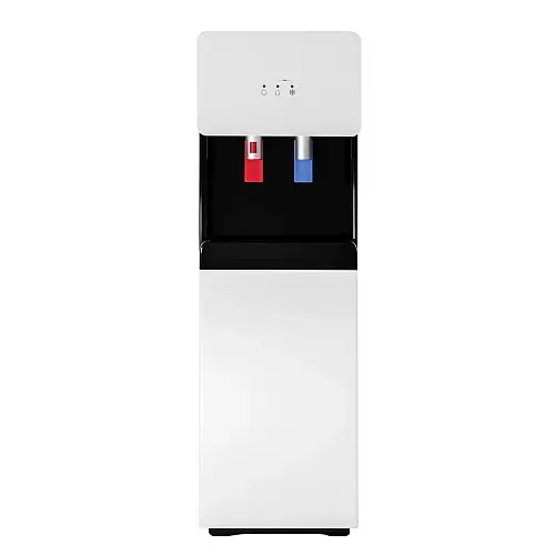 midea-jl1660-bezbutlowy dystrybutor wody-dello-zimna-goraca-filtrowana-front midea jl1660, bezbutlowy dystrybutor wody filtrowanej, zimna, gorąca, widok frontu, dello