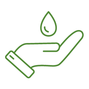 oszczędności wody, piktogram