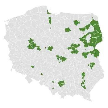 mapa lokalizacji dystrybutorów wody i warników dello
